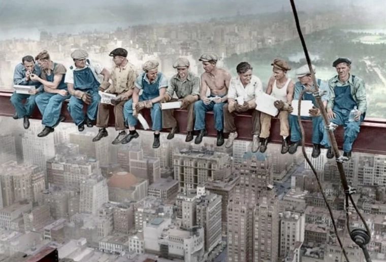 Diamond painting Ontbijt in New York 30 × 40 cm