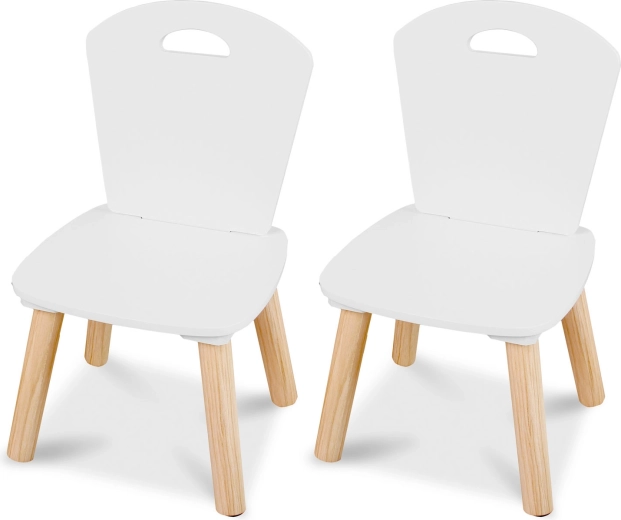 Twee stoeltjes voor broer/zus of bezoek