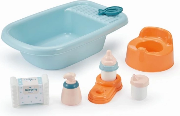 Babybadje en potje voor pop 32 cm