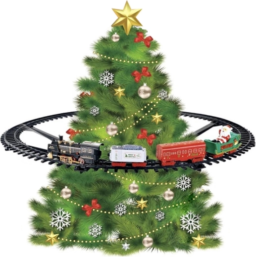 Eenvoudige montage rond de kerstboom