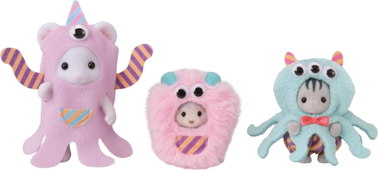 Sylvanian Families trio baby monstertjes – kostuumset met figuren