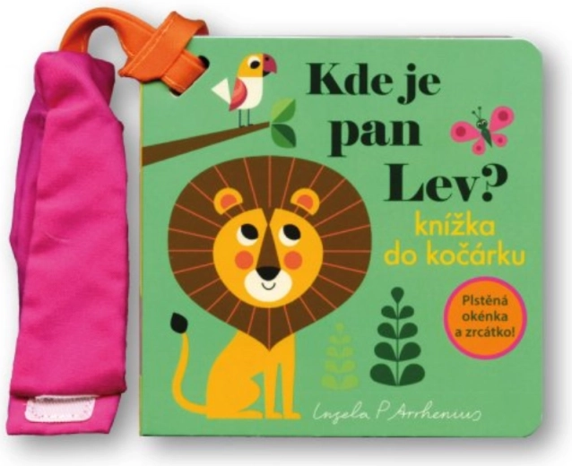 Svojtka & Co.: Waar is meneer leeuw? boekje voor aan de kinderwagen