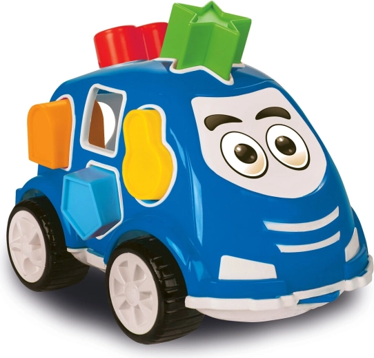 Jamara educatieve auto vormenstoof blauw