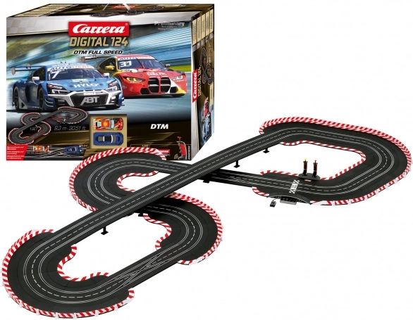 Carrera Digital 124 DTM Full Speed racebaan 9,3 m