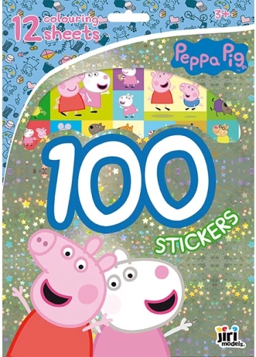 Stickers en kleurplaten Peppa Pig – 100 stickers