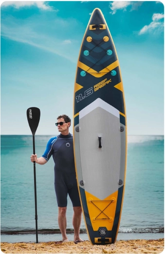 Stabiliteit en zekerheid dankzij 15 cm en 3 vinnen