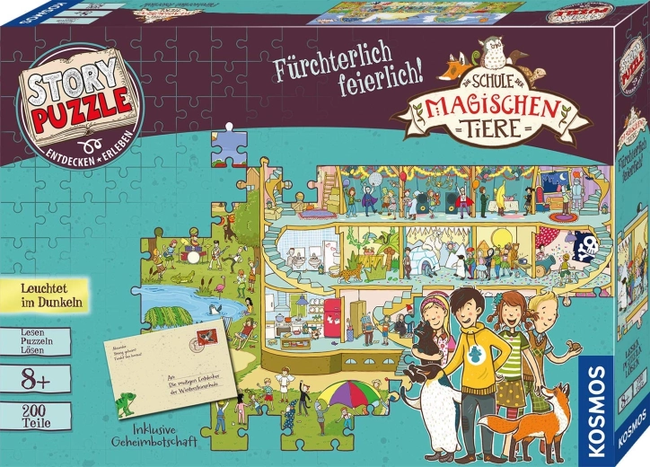 Kosmos School van de Magische Dieren – verhaallijke puzzel: Verschrikkelijk feestelijk! - 1 stuk
