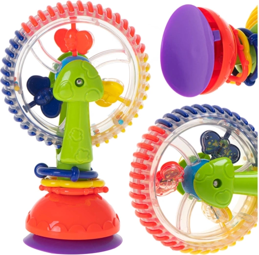 mobieltje en rammelaar met zuignap voor baby’s