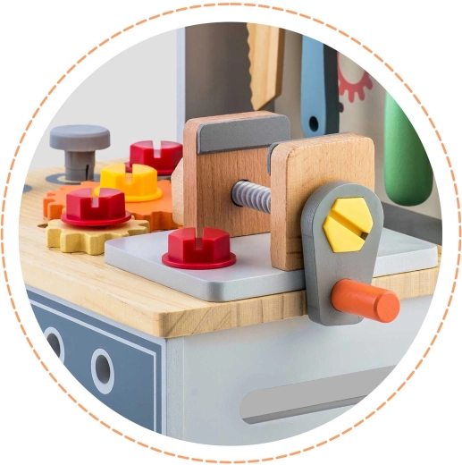 Echte beleving met bankschroef en schroeven