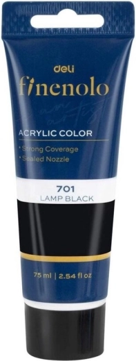 Acrylverf 75 ml – zwart