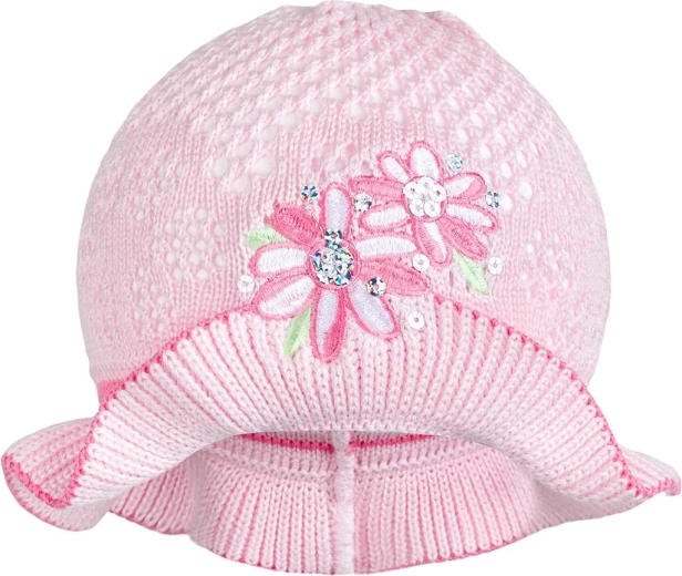 Gebreid hoedje New Baby roze 3–4 jaar