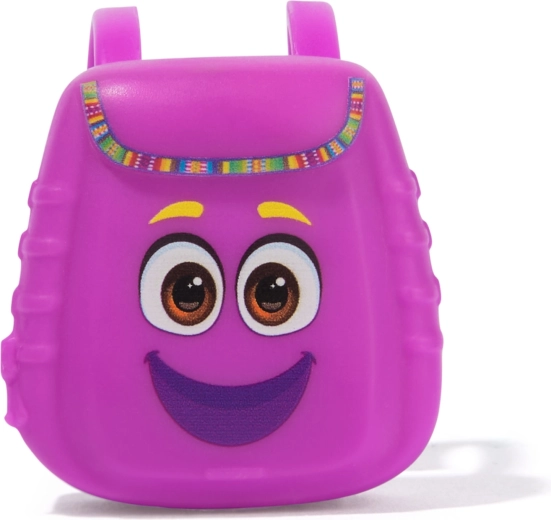 Iconische paarse rugzak