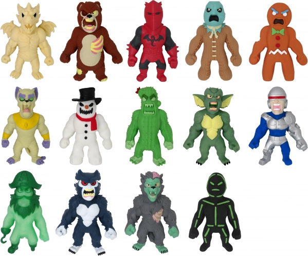 Flexi Monster serie 6 – uitrekbare griezelige figuren