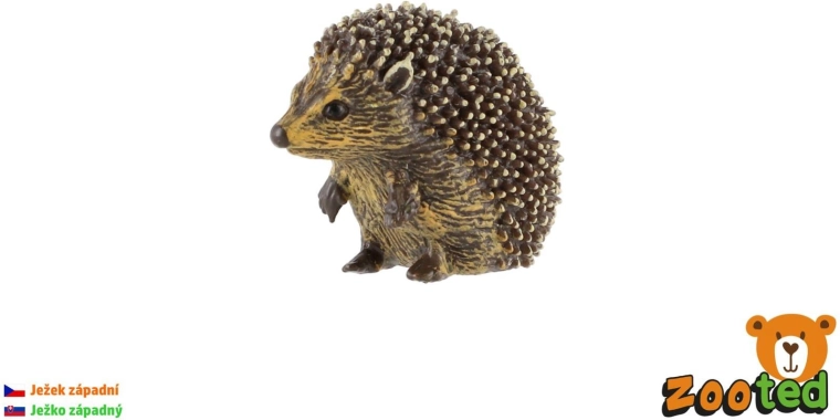 Figuur van een westelijke egel Zooted 4 cm