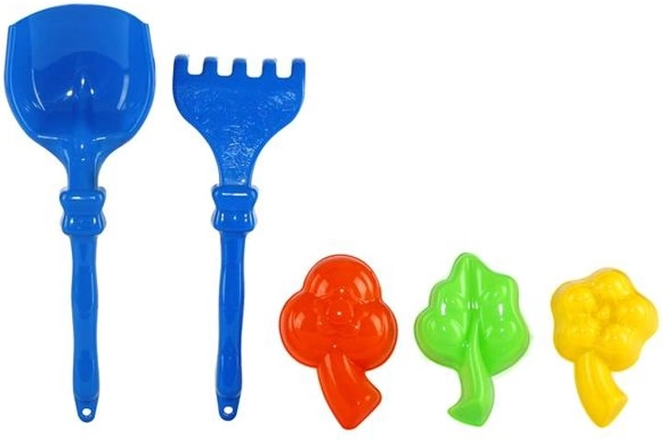 Kinderzandset – harkjes, schepjes en bloemetjesvormpjes