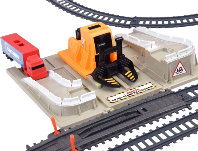 Laadstation en uitgebreid spoor van meer dan 762 cm