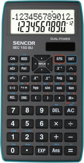 Wetenschappelijke schoolcalculator met LCD-display
