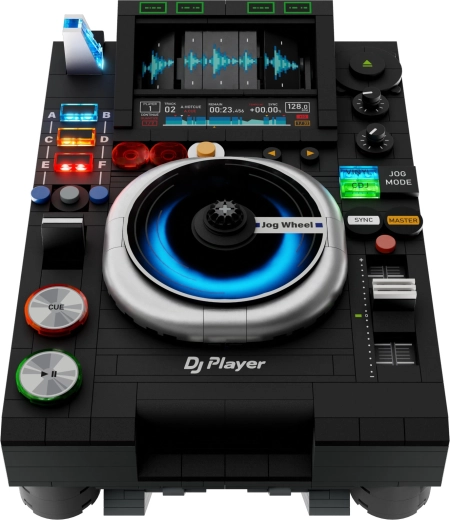 Realistische DJ-controller vol details