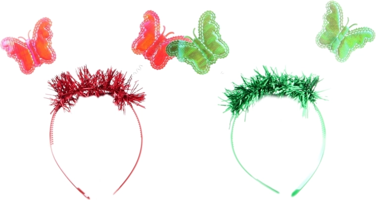 Magische toverstaf en haarband met vlindertjes