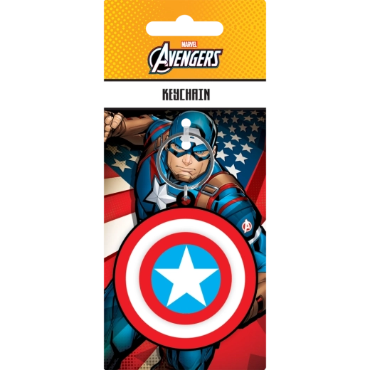 Marvel-sleutelhanger met spinner in de vorm van Captain America’s schild