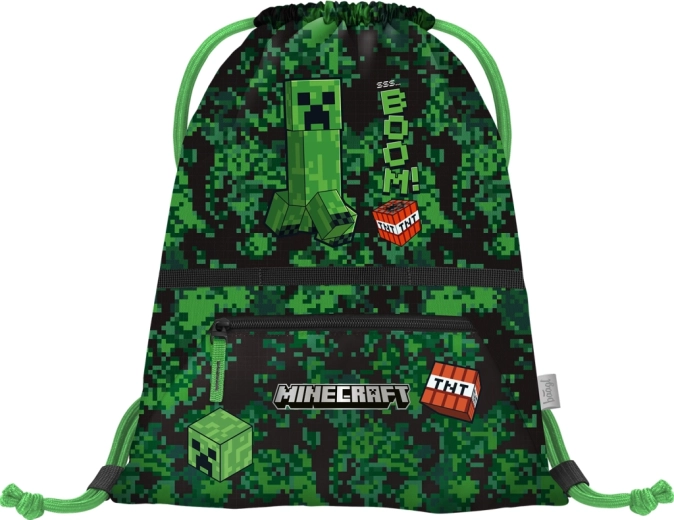 BAAGL Tas met vak Minecraft Boom
