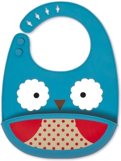 Skip Hop Zoo siliconen slabbetje voor kinderen 6 m+
