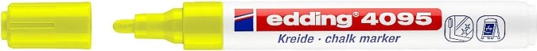 Krijtmarker edding 4095 neongeel