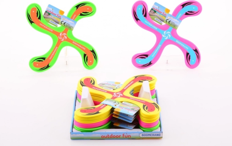 Boomerang in neonkleuren