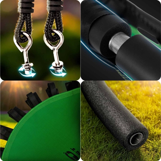 Robust stalen frame met schuimrubberen bekleding