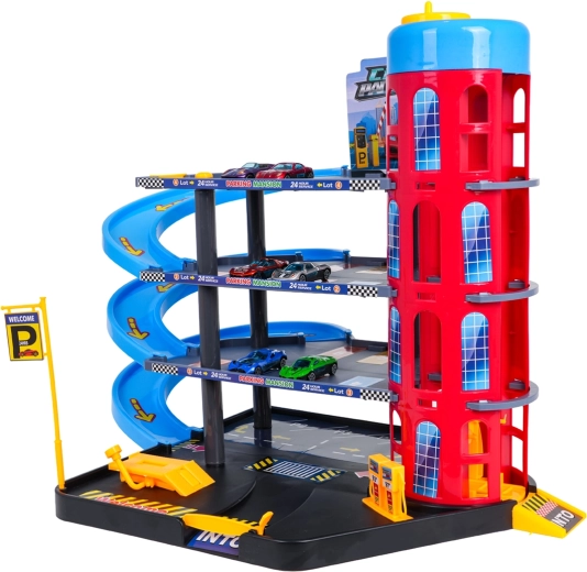 Handmatige lift en drie verdiepingen plezier