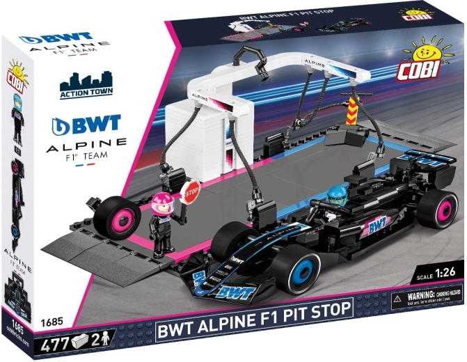 Cobi BWT Alpine F1 pit stop bouwset 1:26