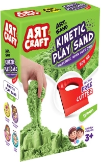 Art Craft kinetisch zand groen 500 g