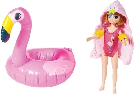 Lottie pop zwemster met flamingo