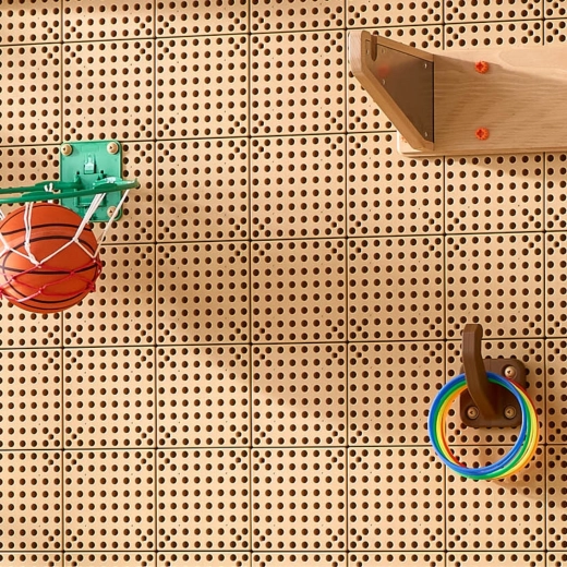 Modulaire speelwand met accessoires