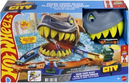 Hot Wheels City strand met haaienaanval