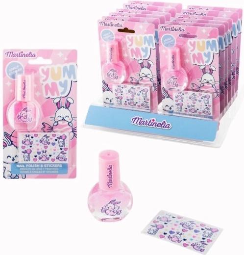 Nagellak en stickers Konijntje - 1 stuk