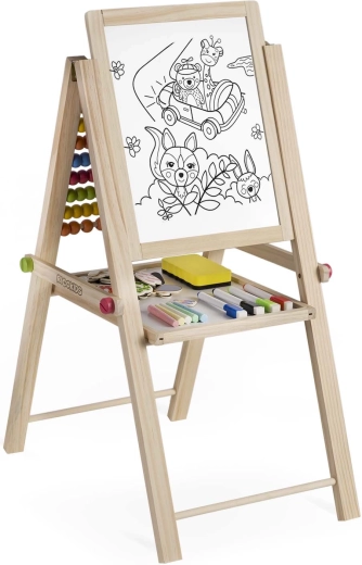 Dubbel tekenoppervlak: krijt en magnetische stift