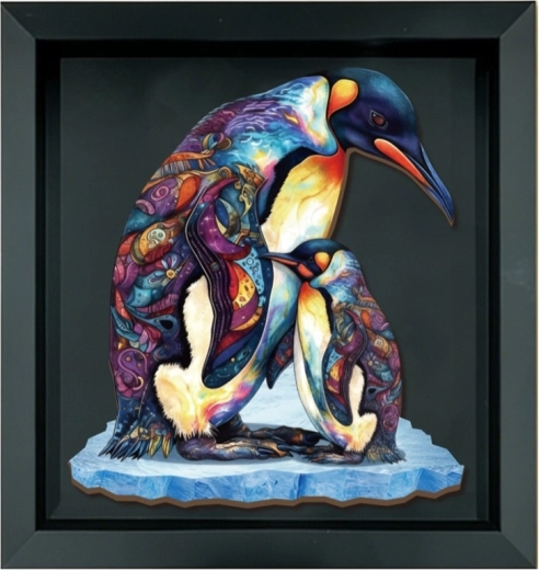 2Kids Toys houten puzzel pinguïns