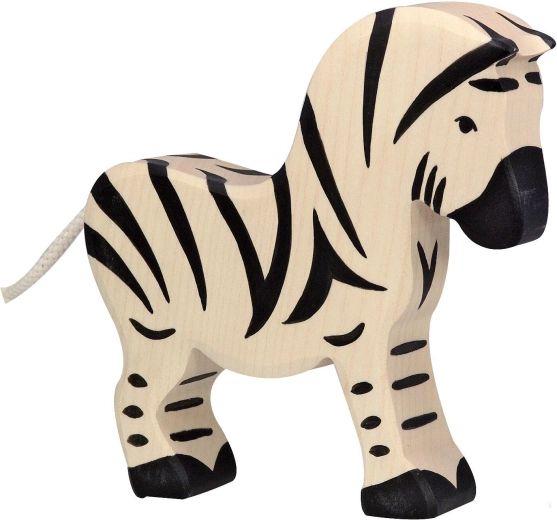 Houten zebrafiguur Holztiger - 1 stuk