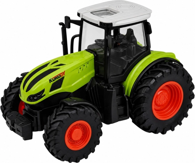 Robuuste tractor met grote terreinbanden