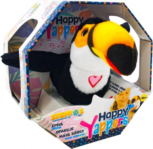 Steppos Happy Yappers toekan – interactieve pratende vogel voor om de pols