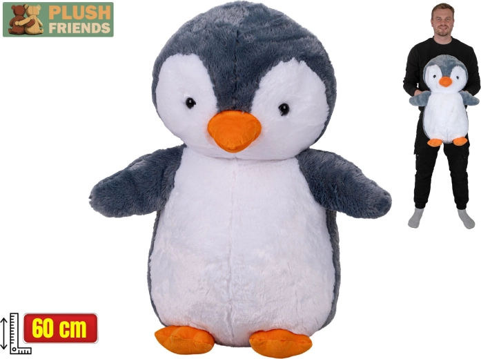 Plush Friends pluchen pinguïn 60 cm