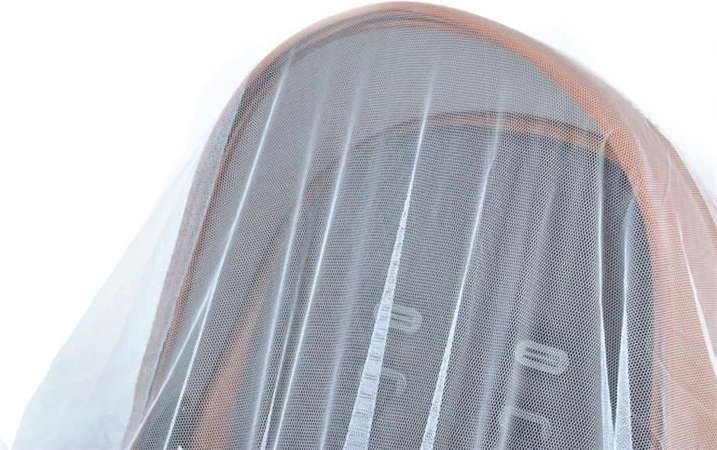 Fijn gaas tegen insecten, zonder beperking van ventilatie