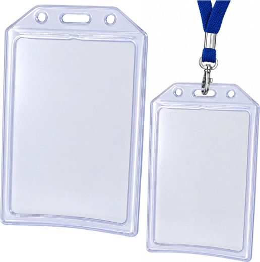 Transparant hoesje voor identificatiekaart, verticaal 10,5 × 6 cm - 1 stuk