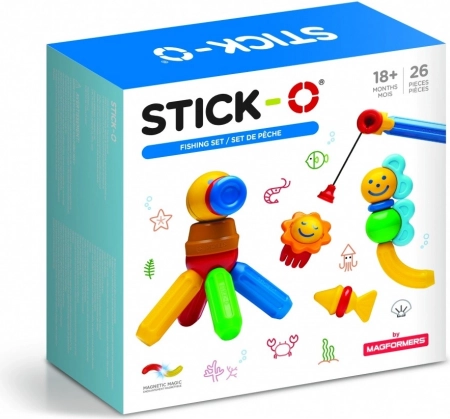 Stick-O Magnetische Bouwset Vissen