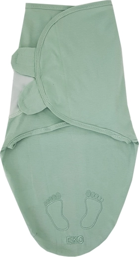 EKO katoenen inbakerdoek Ulitka mint 5–10 kg
