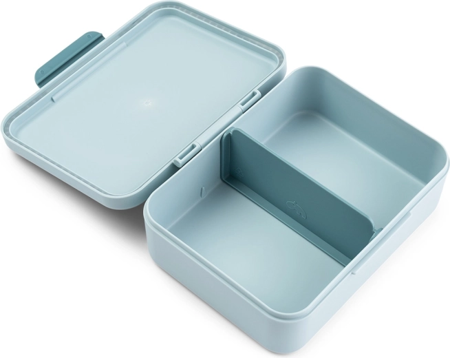 Done by Deer lunchbox met tussenschotje Tiny farm blauw