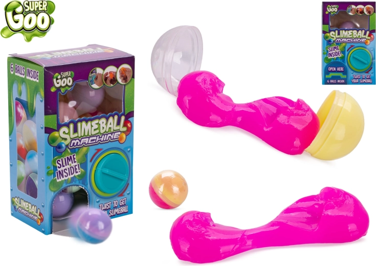 Super Goo mini verkoopautomaat met verrassingsballen