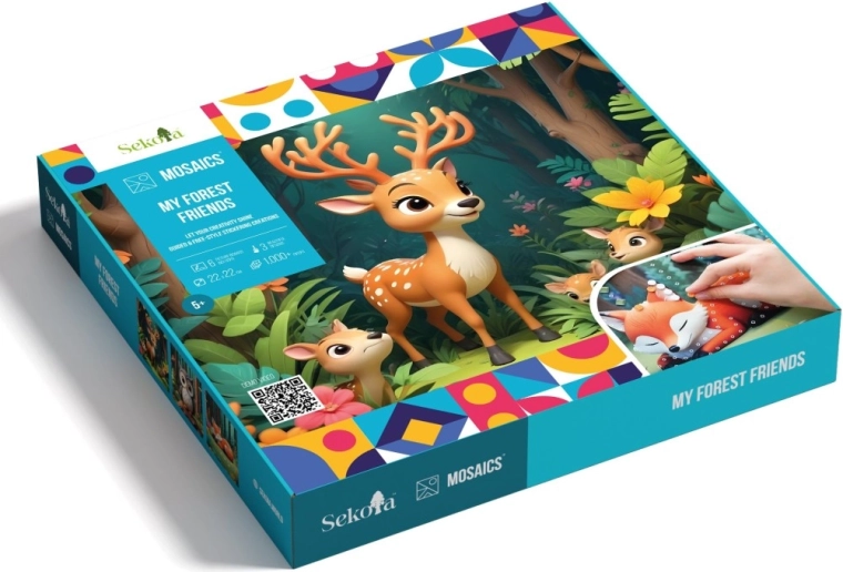 Sekoia mozaïeken bosdieren creatieve set