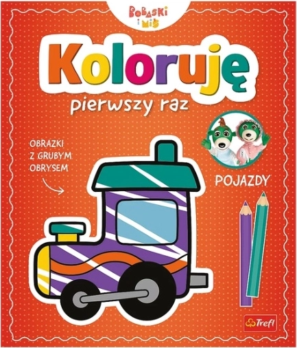 Ik kleur voor het eerst: voertuigen – kinder kleurboek